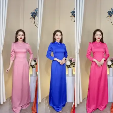 Áo Dài Màu Hồng Tím Giá Tốt T08/2023 | Mua Tại Lazada.Vn