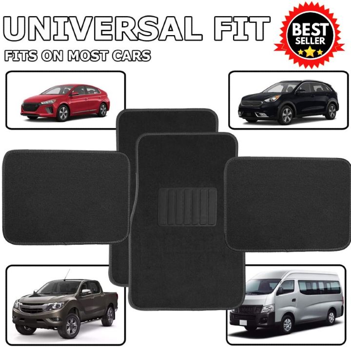 Chevrolet Tracker All Weather Carpet Vehicle Floor Mats 4 Piece Black Premium Quality Plus Vinyl Heel Pad For Additional Protection Driver Seat Passenger And Rear