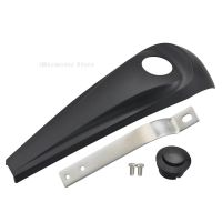 “：{}” For Harley Touring Glides Road King 08 Up Motorcycle Black Smooth Dash Fuel Tank Console Trim Panel Kit Oil Gas Tank Cover Cap