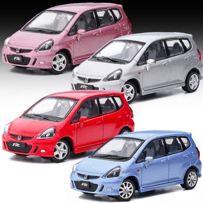 Honda FIT 1/64 Alloy Car Model Simulation Small Scale Car Model Collectible Decorations Diecasts&amp;Toy Vehicles