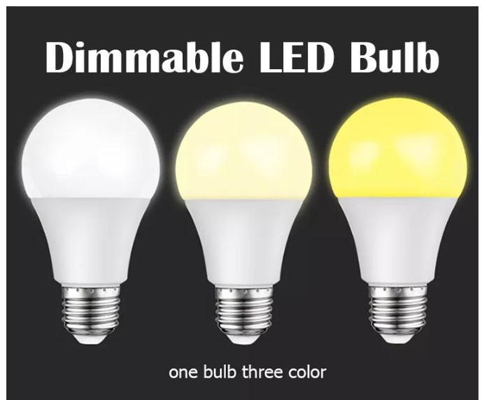 Bulb LED Bulb Light Change 3 Color Temperature 3-step CCT change led ...