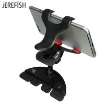 360 Rotating Adjustable CD Slot Car Phone Holder CD Player Cellphone Mount Stand for iPhone Samsung Bracket GPS Carrier Car Mounts