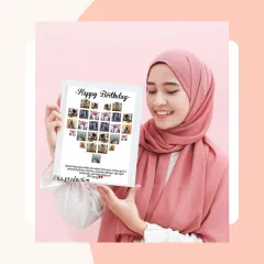 Promo Edit Foto Mozaik dengan Frame Block Poster ukuran 12R dll