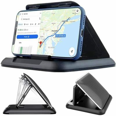 แผงหน้าปัดที่วางโทรศัพท์รถคาร์บอนไฟเบอร์ขนาด3ถึง7นิ้ว,คลิปหนีบมือถือใช้ได้ทั่วไปแป้นหูช้างสำหรับไอโฟนขาตั้ง GPS XR XS สูงสุด
