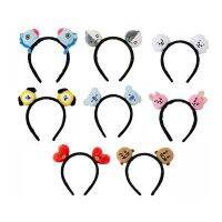 【cw】 Hot New Kpop Hairband Bangtan Boy GroupsHeadband ForFace WashingMakeupPeluchesCartoon Hair Band ！