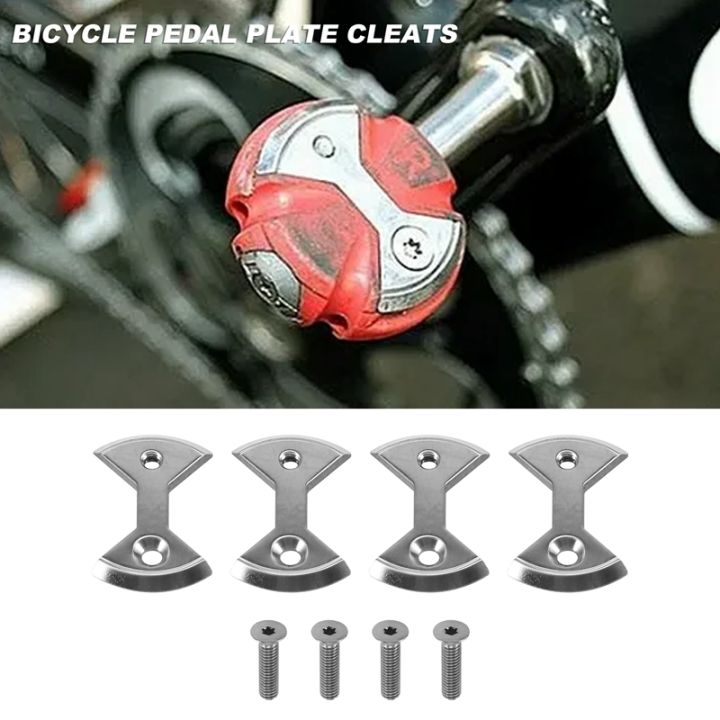 Cycling Pro Titanium Mtb Bike Bicycle Pedal Plate Cleats for Speedplay