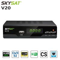 SKYSAT V20 DVB-S2 Satellite Receiver support CS Cline WiFi H.265 TV Receptor