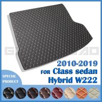 Car Trunk Mat For Mercedes S Class sedan Hybrid W222 2010-2019 11 12 13 14 15 16 17 18 Custom Car Accessories Auto Interior