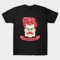 ทั้งหมด Bacons และไข่ RON Swanson สวนสาธารณะและนันทนาการภาพยนตร์เสื้อยืดสีดำ