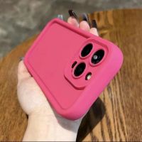 เคสโทรศัพท์ซิลิโคนนิ่มกันตกสำหรับ iPhone 15 14 13 12 11 Pro Max 7 8 Plus X XR XS Max สีทึบเคสโทรศัพท์แบบเรียบง่ายอัพเกรดป้องกันเลนส์กล้องคลุมทั้งหมดฝาครอบกันกระแทกแบบด้าน