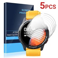 5-1Pack For Xiaomi Mi S1 Series Watch Screen Protectors Soft TPU Clear Smartwatch Hydrogel Film For Xiaomi S1 Active Pro Cables