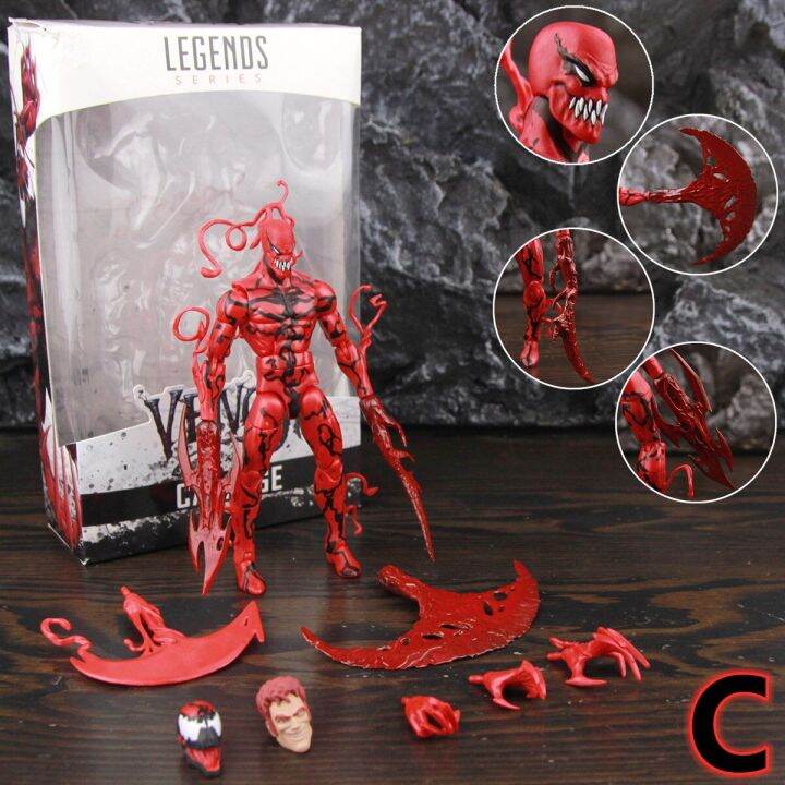 zzooi-kos-marvel-venom-carnage-6-scale-action-figure-amazing-spider-man-villain-symbiote-cletus-kasady-legends-comic-toys-doll-model