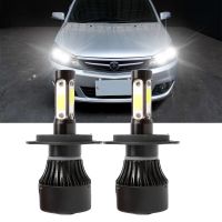 2PC 4ด้านข้างไฟฉายคาดศีรษะ LED ไฟหน้า H4 110W หลอดไฟสำหรับ Proton Saga (BLM) ปี2008-2011อุปกรณ์เสริม