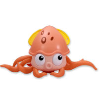 Induction Escape Crab Toddlers Toy Light Music Crawling Fun Toys For Children Educational Toys Rechargeable Birthday Gifts