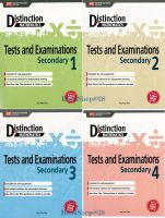 Distinction in Mathematics Tests and Examinations | แบบฝึกหัดและเตรียมสอบคณิตศาสตร์ระดับมัธยมศึกษา