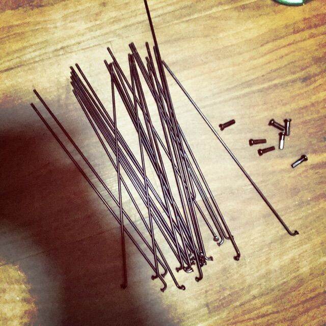 SPOKE BMX BLACK WITH LONG NIPPLES 195mm Lazada PH