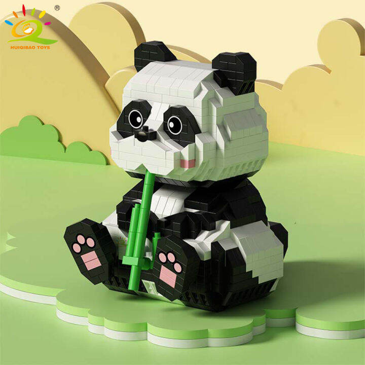 ใหม่-huiqibao-น่ารักแพนด้าไมโครหน่วยการสร้าง3d-เพชรขนาดเล็กรุ่นสัตว์อิฐ-diy-ของเล่นก่อสร้างสำหรับเด็กเด็กเพื่อน