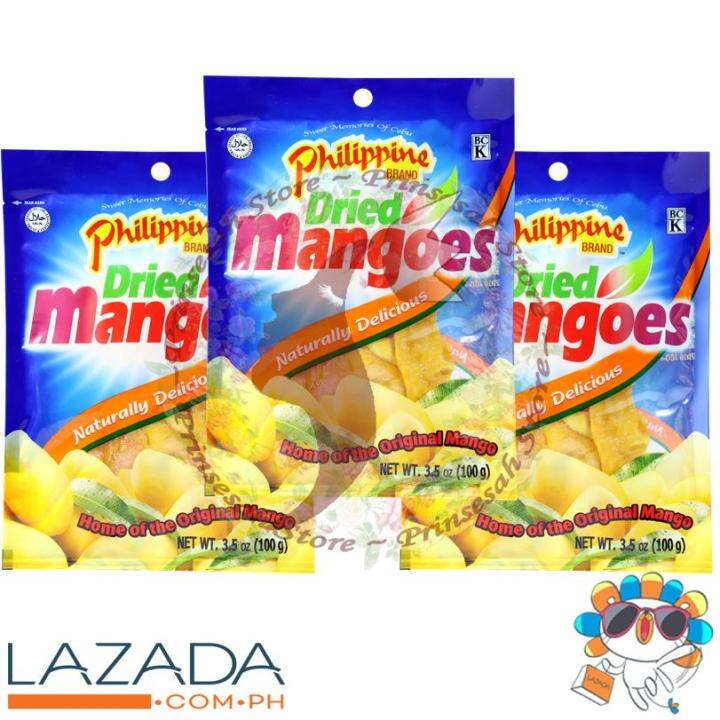 Philippine Dried Mangoes 100g 3 packs Lazada PH