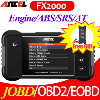 Ancel FX2000 OBD2 Scanner เครื่องสแกนเนอร์ JOBD สแกน ABS SRS เกียร์ยานยนต์เครื่องวิเคราะห์ OBD 2ตรวจสอบเครื่องยนต์สะอาดเครื่องอ่านโค้ดสำหรับ Universal เบนซิน/รถดีเซล Vs เปิดตัว CRP123E