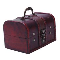 2X Multi Vintage Jewelry Necklace Bracelet Gifts Box Storage Organizer Wooden Cases Size:16x11.5x10.2Cm Types:Types 2