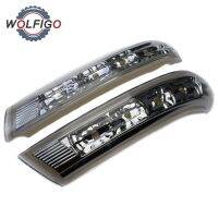 WOLFIGO L R สัญญาณเลี้ยว LED กระจกมองหลังแผ่นเรืองแสงกระพริบ876233J00 876133J000สำหรับฮุนไดซาตาเฟเวรากรูซ IX55 2007-2012