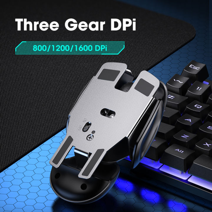 wireless-gaming-mouse-aluminum-alloy-mute-mouse-rechargeable-1600dpi-for-computer-gamer-slience-mouses-optical-mause-accessories