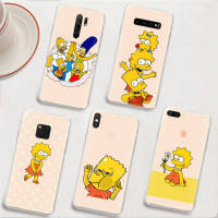 BY10 Bart Simpson อ่อนนุ่ม โปร่งใส เคสโทรศัพท์ หรับ Samsung A34 M52 A04 M30S A23 M23 M53 M21 A54 M30 A40S A9 A14 A04S M33 Plus