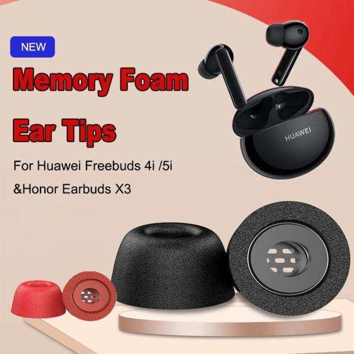 memory-foam-ear-tips-for-huawei-freebuds-4i-5i-honor-earbuds-x3-redmi-buds-4-pro-earbud-tips-earplugs-ear-pads-caps-plugs-covers