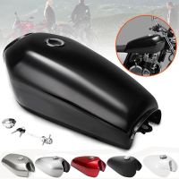 1 Set Retro Motorcycle Gasoline Fuel Tank Kit Without Side Hole With Cap Switch Fuel Tank Cover Keys Modified Motorbike Parts