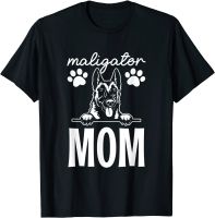 Maligator Mom Dog O-Neck Cotton T Shirt Men Casual Short Sleeve Loose Tshirt Dropshipping