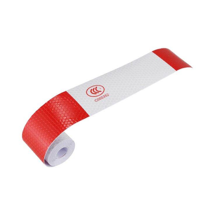 3x-2-inch-x-10ft-3-meters-night-reflective-safety-warning-white-red-tape-strip-sticker