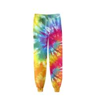 New Hot Sale 3D Print Tie Dye Pink and Green Pants Colorful Psychedelic Trousers Streetwear Men/Women Sweatpants