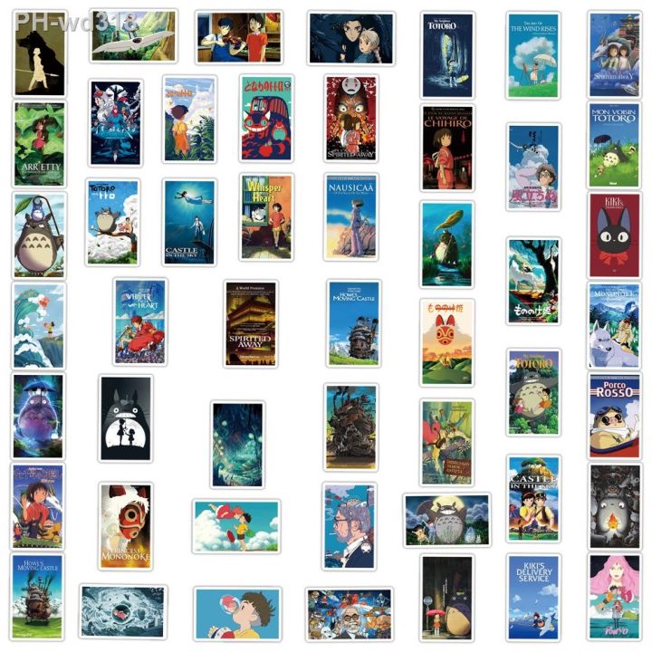 10-50pcs-cute-anime-ghibli-hayao-miyazaki-totoro-stickers-spirited-away-princess-mononoke-aesthetic-poster-sticker-for-kids-gift