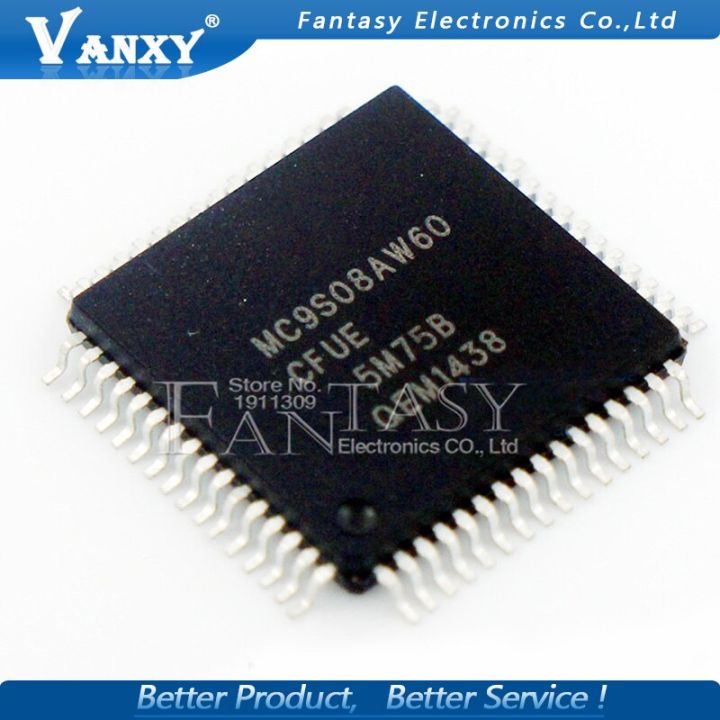 2PCS MC9S08AW60CFUE QFP-64 QFP MC9S08AW60 QFP64 SMD WATTY Electronics