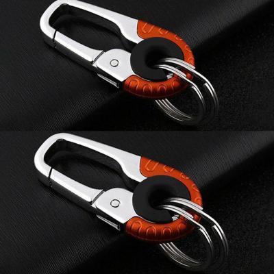 Fashion Mens Motorcycle Car Keychain Metal Keyring Keychain Keyfob Key Gift Chain Ring Y7J1