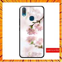 เคส vivo Y15 2020 เคสกระจกนิรภัย Y19 Y11 2019 วีโว่ เคสนุ่มขอบเต็มtpu กระจกเงา case glassบุคลิกภาพบัวจิตรกรรม&amp;-&amp;*-&amp;-&amp; กรณีสินค้ามีสี ไซท์ เบอร์รบกวนลุกค้าทักมาสอบถามหรือเเจ้งที่เเชทก่อนสั่งสินค้าด้วยนะคะ