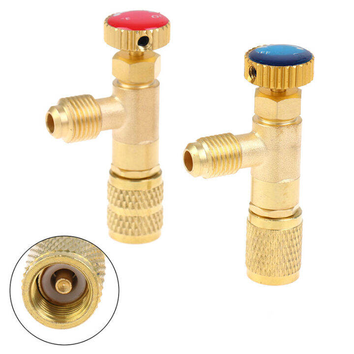 Air conditioning repair liquid safety valve R410A R22 1/4