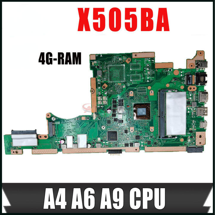 X505BP Motherboard for ASUS X505BP K505B X505BA A580B X505BAB Laptop Motherboard with A4 A6 A9