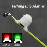 【High Quality+ In Stock】Electronic Fishing LED Signal Light Night Fishing Bite Alarms Fishing Line Gear Alert Indicator Rod Tip Carp Auto Recognition