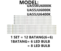 ใหม่1ชุด UA55KU6000K / UA55JU6000K / UA55JU6400K SAMSUNG 55 "ไฟเรืองแสงทีวี LED UA55KU6000 UA55JU6000 UA55JU6400