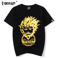 Lyprerazy ญี่ปุ่น Harajuku Ukiyoe Goku Monkey King พิมพ์เสื้อ T ชายเสื้อยืดแขนสั้น