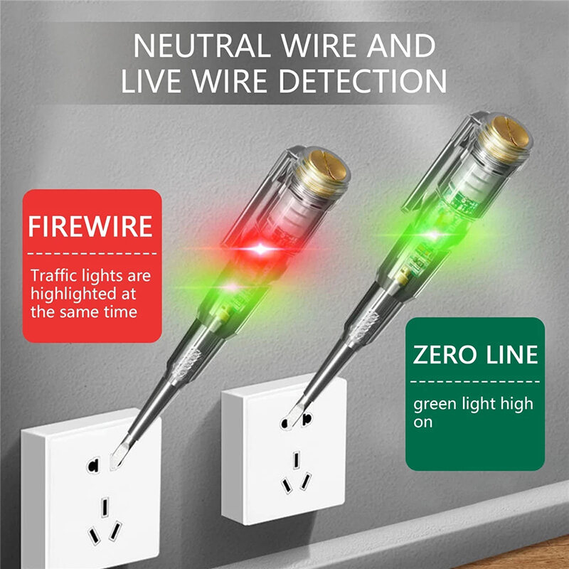 Voltage Tester Pen Intelligent Voltage Tester Pen AC Non contact Induction Test Pencil Voltmeter Power Detector Electrical Screwdriver Indicator