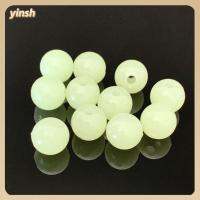 YINSH 170pcs/set พลาสติกทำจากพลาสติก ลูกปัดทุ่นตกปลาแบบนิ่ม Stoppers ลอยลอยได้ ลูกบอลเรืองแสง ร้อนแรงมาก ที่ส่องสว่างส่องสว่าง ยางแข็งแข็ง ตกปลาทะเลตกปลา