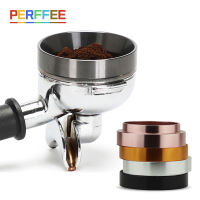 Espresso Dosing Funnel for Coffee Portafilter Aluminum 515358mm Dosing Ring Coffee Machine Accessories Brewing Coffee Tool