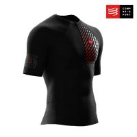 Compressport เสื้อวิ่งเทรลแขนสั้น TRAIL RUNNING POSTURAL SS TOP BLACK