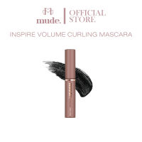 [Free Gift]  MUDE INSPIRE VOLUME CURLING MINI MASCARA 01 BALCK   3.5 ML. (  ( มาสคาร่า สูตรเน้นขนตาหนา งอน กันน้ำ  ไซส์ มินิ)