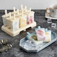 hot【cw】 2/4/9 Newest Mold 9 Popsicle Set Reusable with Stick Ans Lid