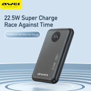 Awei P120K Super Mini PD 22.5W Power Bank Bộ sạc di động USB Type C chính