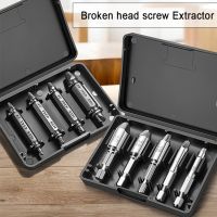 Double Ended Damaged Screw Extractor Broken Breakage Head Screw Extractors Wood Bolts Remover Extract