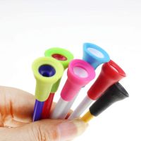 Hot Selling 100Pcs Golf Tees Mix Colors 83Mm Plastic Durable Ruer Cushion Top Golf Ball Holder Golf Accessories